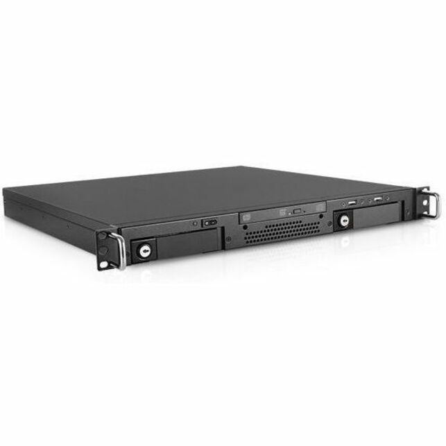 iStarUSA D-A120T-ITX Drive Enclosure - USB 2.0 Host Interface - 1U - Black - Thumbnail 2