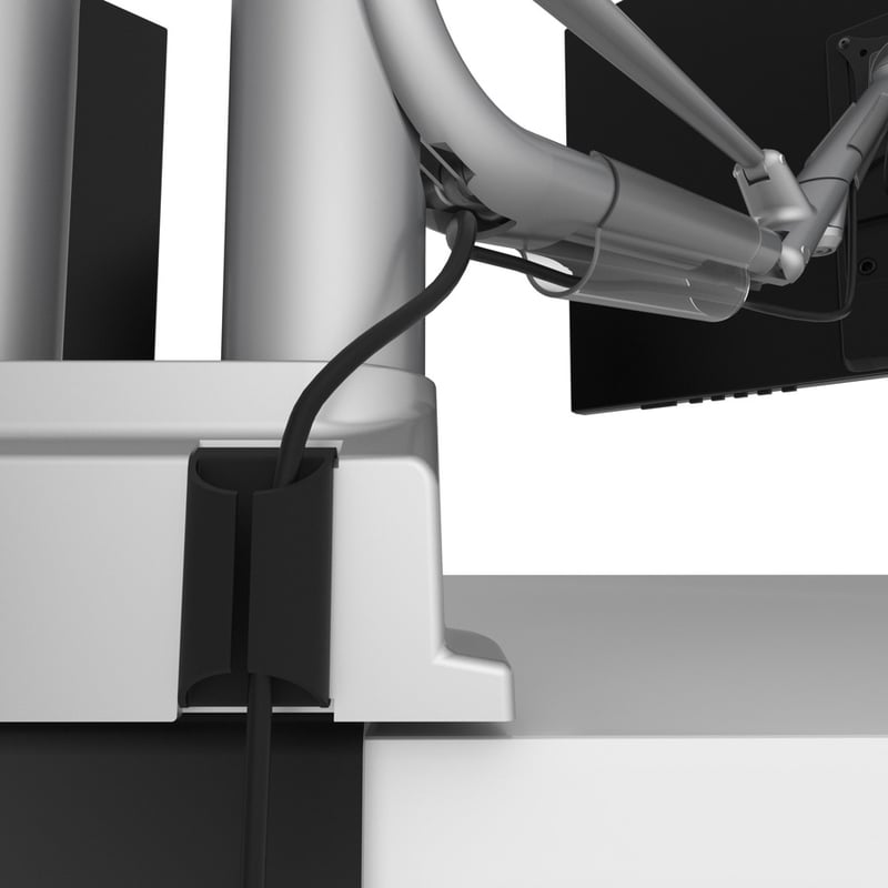 Kanto DMS2000S Desk Mount for Monitor - Silver - Thumbnail 3