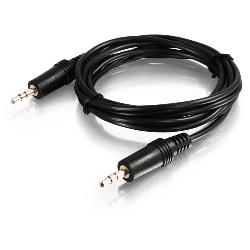 C2G 3ft 3.5mm Stereo Audio Cable - AUX Cable - M/M - Thumbnail 3