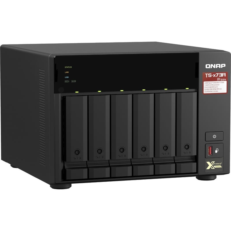 QNAP TS-673A-8G NAS Storage System - Thumbnail 1