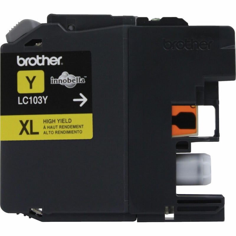 Brother Genuine Innobella LC103Y High Yield Yellow Ink Cartridge - Thumbnail 3