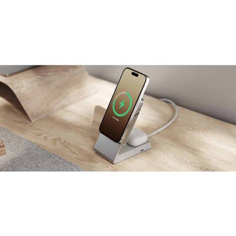 Alogic Matrix 2-in-1 Magnetic Charging Dock - White - Thumbnail 2