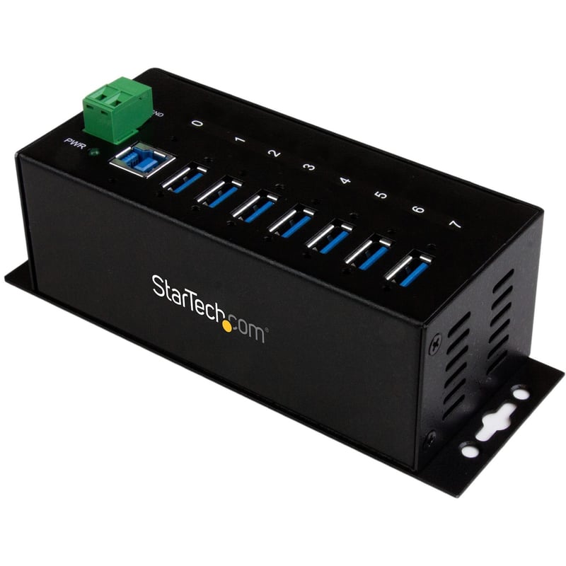 StarTech.com 7 Port Industrial USB 3.0 Hub with ESD - 5Gbps - Thumbnail 1