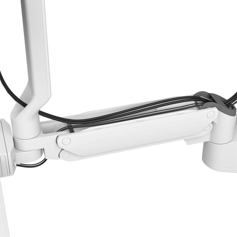 Ergotron CareFit Mounting Arm for Monitor, Mouse, Keyboard, LCD Display - White - Thumbnail 3