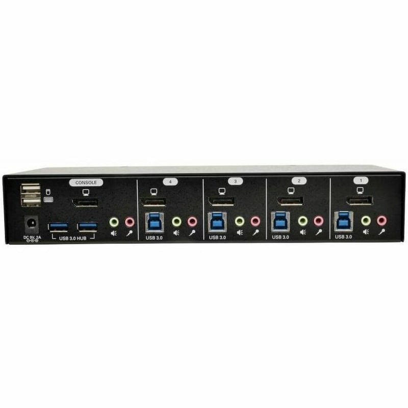 Tripp Lite by Eaton 4-Port DisplayPort KVM Switch with Audio Cables and USB 3.0 SuperSpeed Hub - Thumbnail 4