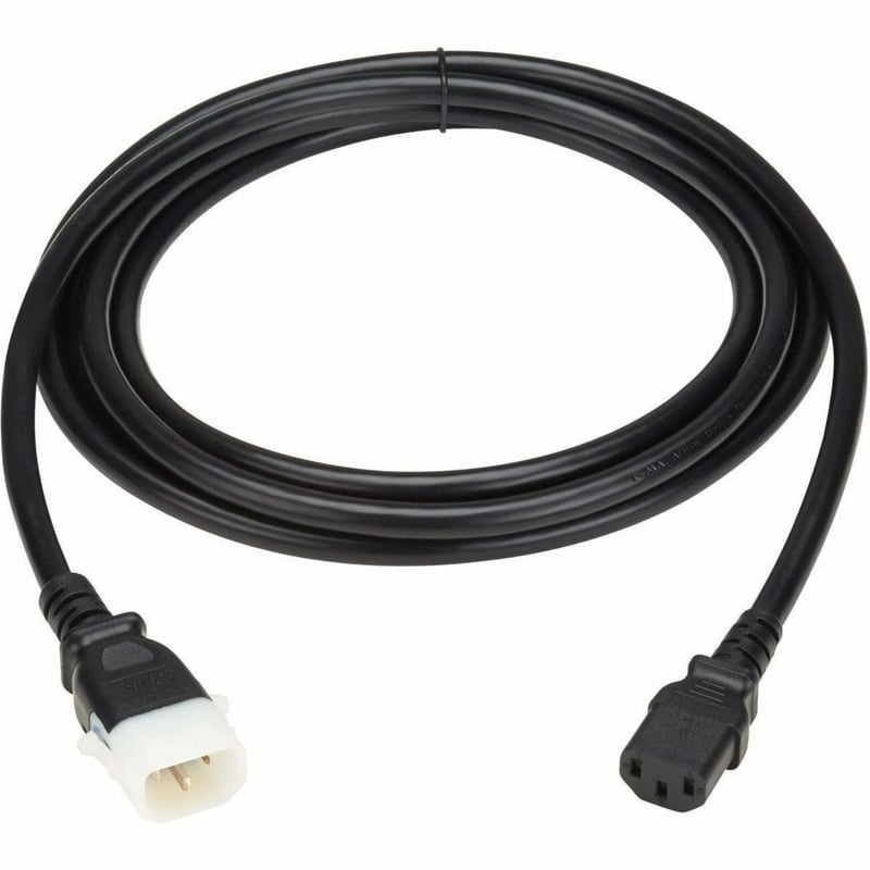 Eaton Tripp Lite Series PDU Power Cords, C13 to P-Lock C14 - Heavy-Duty, 15A, 250V, 14 AWG, 10 ft. (3.1 m), Black, 6 Pack - Thumbnail 1