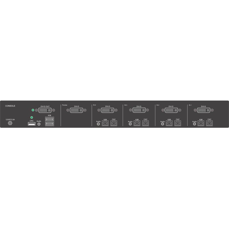 iPGARD SDMN-4S-P KVM Switchbox with CAC - Thumbnail 2