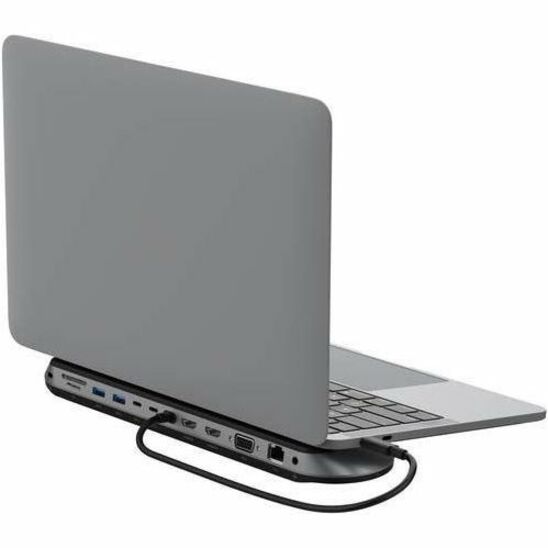 Belkin 11-in-1 Universal USB-C Docking Station - USB 3.2 - 10 Gbps - 100W - 2xHDMI, 1xVGA, 2xUSB-A, 1xUSB-C - Grey - Thumbnail 3