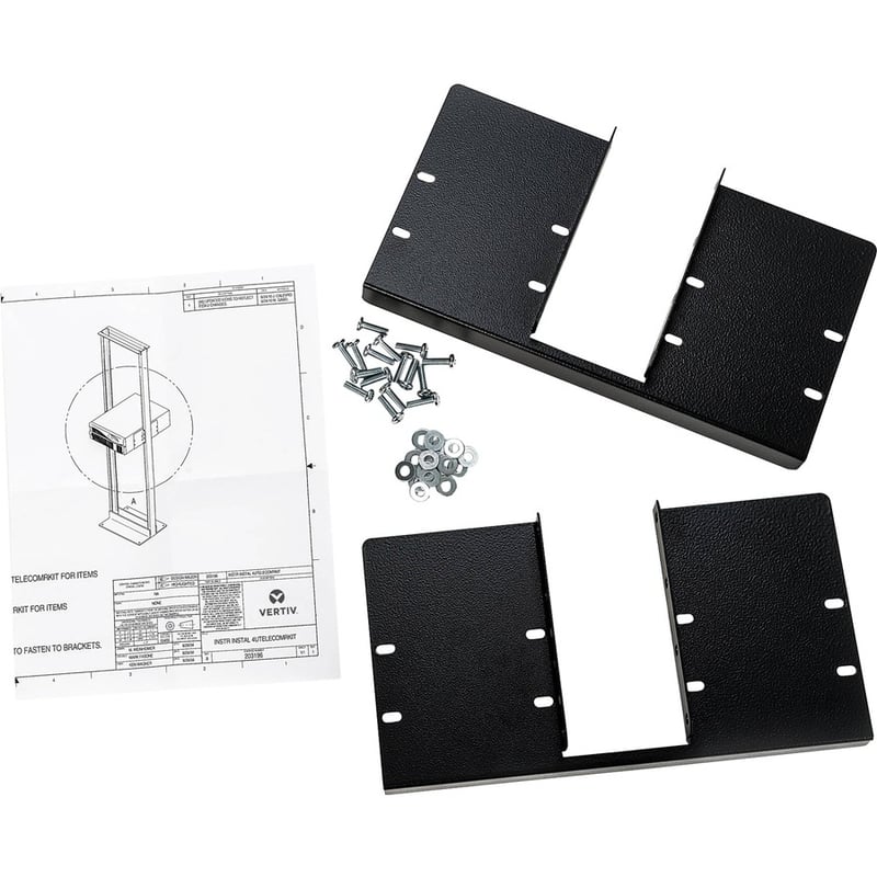 Vertiv Liebert Rack Mount Brackets - 4U Shelf Support | GXT5 UPS 5/6 8/10kVA - Thumbnail 3