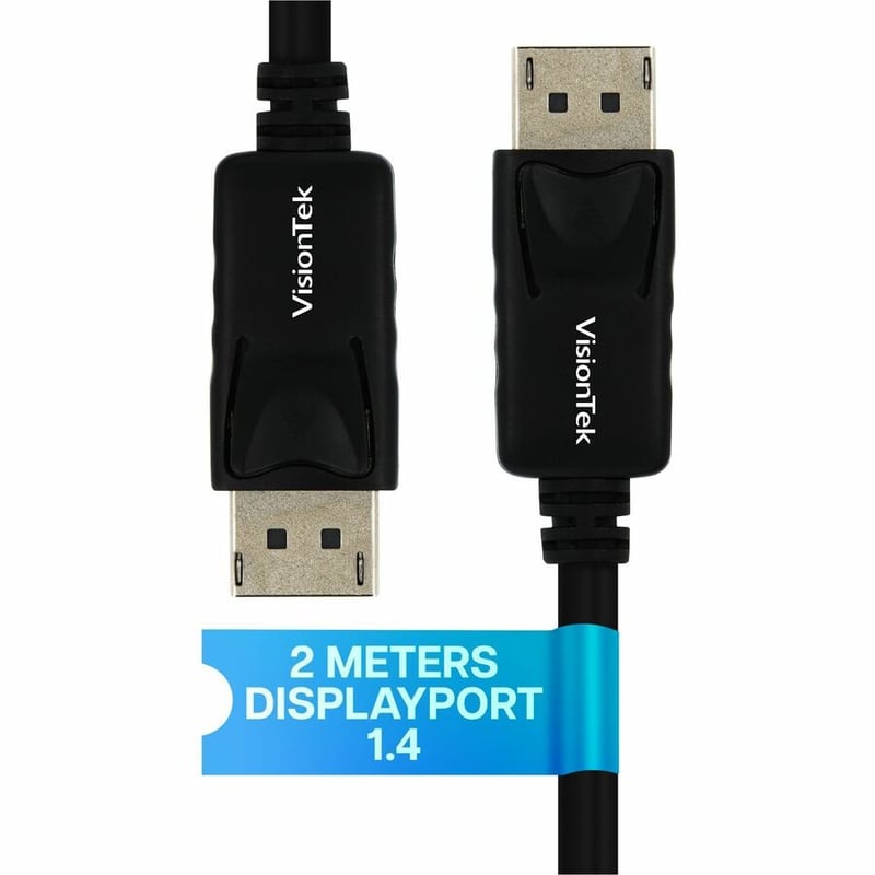 VisionTek DisplayPort to DisplayPort 1.4 2 Meter Cable - Thumbnail 5
