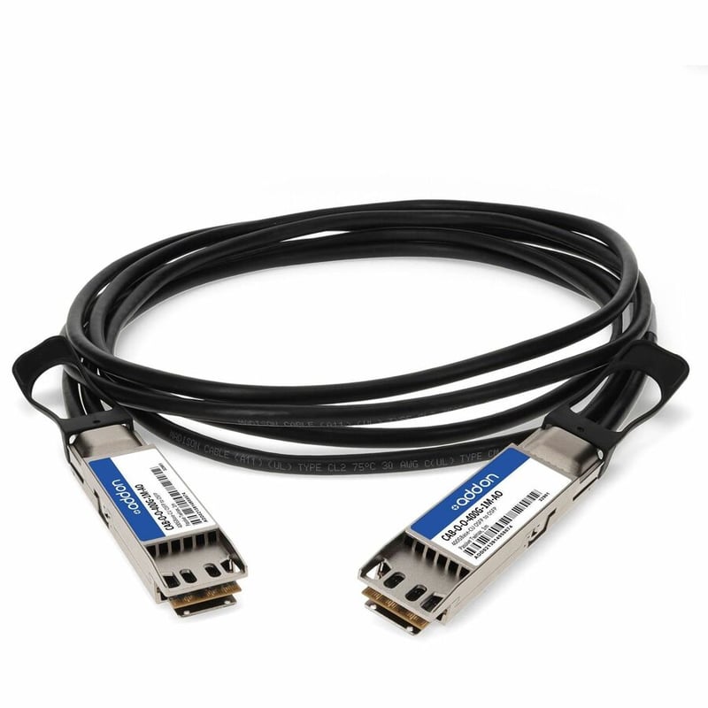 AddOn Arista Networks&reg; CAB-O-O-400G-1M Compatible TAA Compliant 400GBase-CU OSFP to OSFP Direct Attach Cable (Passive Twinax, 1m)