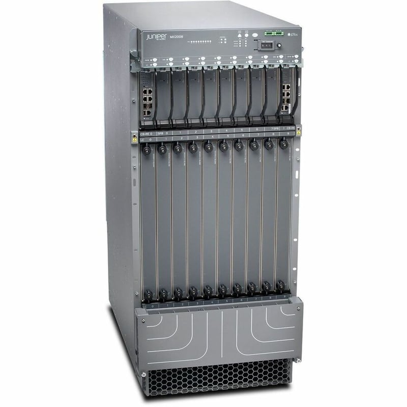 Juniper 10 Slot MX2008 Chassis, Base Bundle With 1 Routing Engine,SFBs, Fan Trays - Thumbnail 4