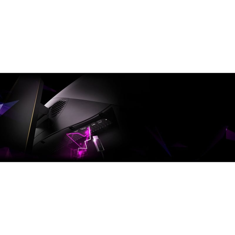 MSI MEG 342C QD-OLED 34" Class UW-QHD Curved Screen Gaming OLED Monitor - 21:9 - Black, Gold - Thumbnail 2