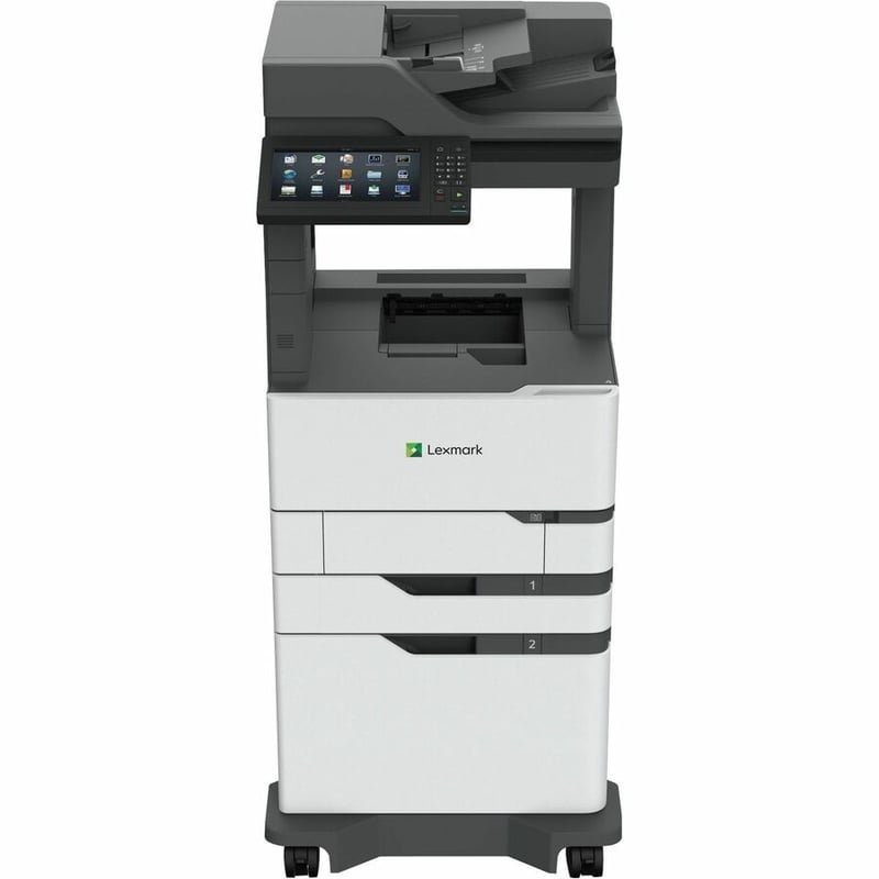 Lexmark MX822adxe Laser Multifunction Printer - Monochrome - TAA Compliant - Thumbnail 3