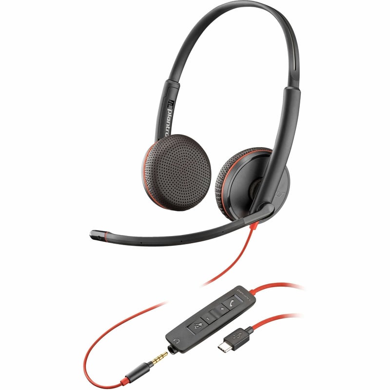 Poly Blackwire C3225 Headset - Thumbnail 1