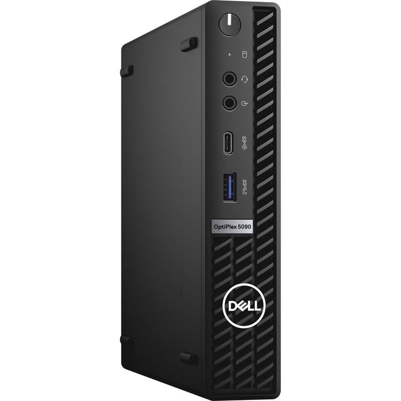 Dell OptiPlex 5000 5090 Desktop Computer - Intel Core i5 10th Gen i5-10500T Hexa-core (6 Core) 2.30 GHz - 16 GB RAM DDR4 SDRAM - 256 GB M.2 PCI Express NVMe 3.0 x4 SSD - Micro PC - Black - Thumbnail 1