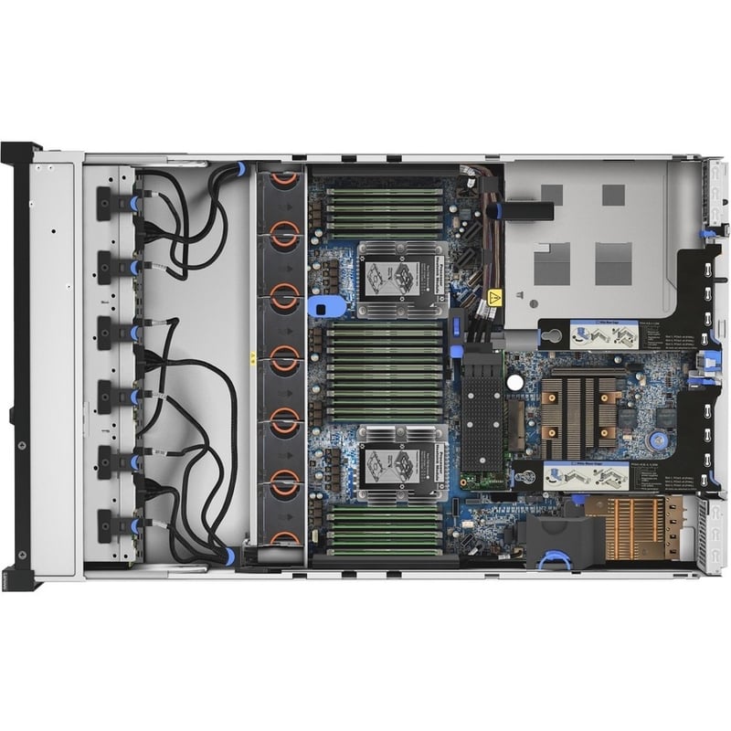 Lenovo ThinkSystem SR650 V2 7Z73A0BKNA 2U Rack Server - Xeon Silver 4316 2.30 GHz - 32 GB RAM - Serial ATA Controller - Thumbnail 4