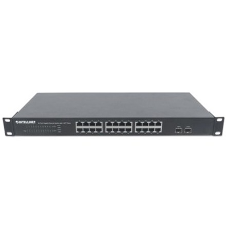 INTELLINET 24-PORT GIGABIT ETHERNET SWITCH WITH AUTO-SENSING PORTS THAT AUTOMATI - Thumbnail 5