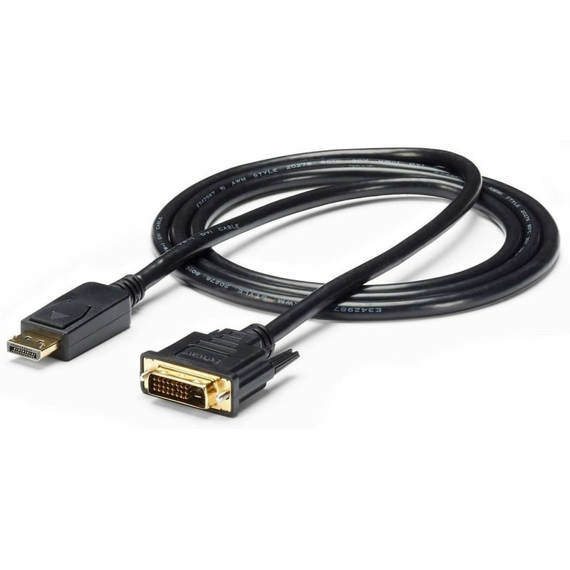 StarTech.com 6ft (1.8m) DisplayPort to DVI Cable, DisplayPort to DVI Adapter Cable, DP to DVI-D Converter, Replacement for DP2DVIMM6 - Thumbnail 1