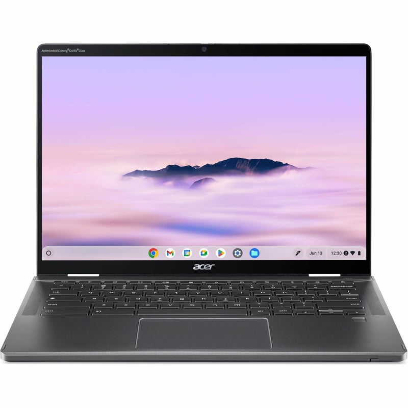 Acer Chromebook Plus Spin 714 CPE794-1N CPE794-1N-56FV 14" Touchscreen Convertible 2 in 1 Chromebook - WUXGA - 60 Hz - Intel Core Ultra 5 125U - 16 GB - 256 GB SSD - English (US) Keyboard - Iron - Thumbnail 1