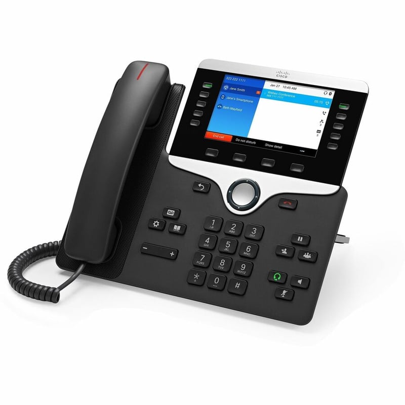 Cisco 8851 IP Phone - Wall Mountable, Desktop - Thumbnail 2