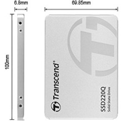 Transcend 220Q 500 GB Solid State Drive - 2.5" Internal - SATA (SATA/600) - Thumbnail 5