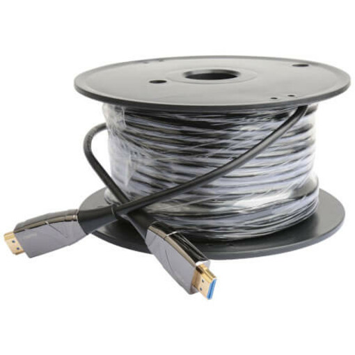 Eaton Tripp Lite Series 4K HDMI Fiber Active Optical Cable (AOC) - 4K 60 Hz, HDR, 4:4:4 (M/M), 45 m (148 ft.) - Thumbnail 2