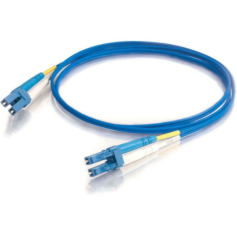 C2G-3m LC-LC 9/125 OS1 Duplex Singlemode PVC Fiber Optic Cable - Blue - Thumbnail 1