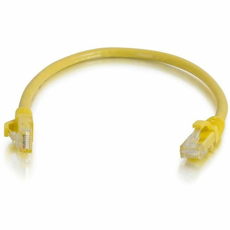 Quiktron Q-Series Patch Cords, CAT5E, Booted, Yellow, 5 FT - Thumbnail 5