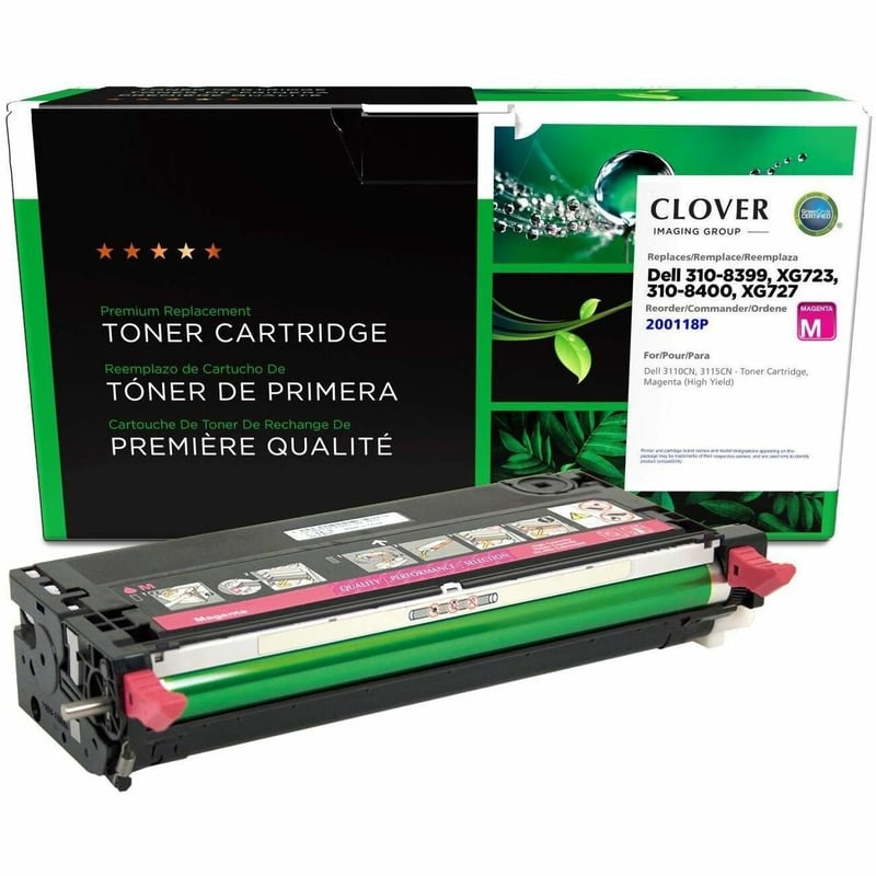 Clover Imaging Remanufactured High Yield Magenta Toner Cartridge for Dell 3110/3115 - Thumbnail 1