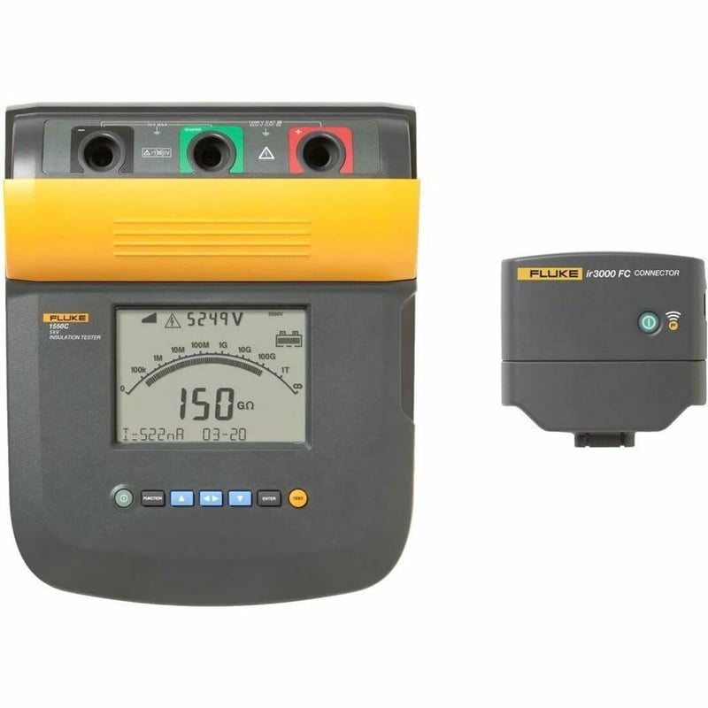 Fluke 1550C FC 5 kV Insulation Tester Kit - Thumbnail 1