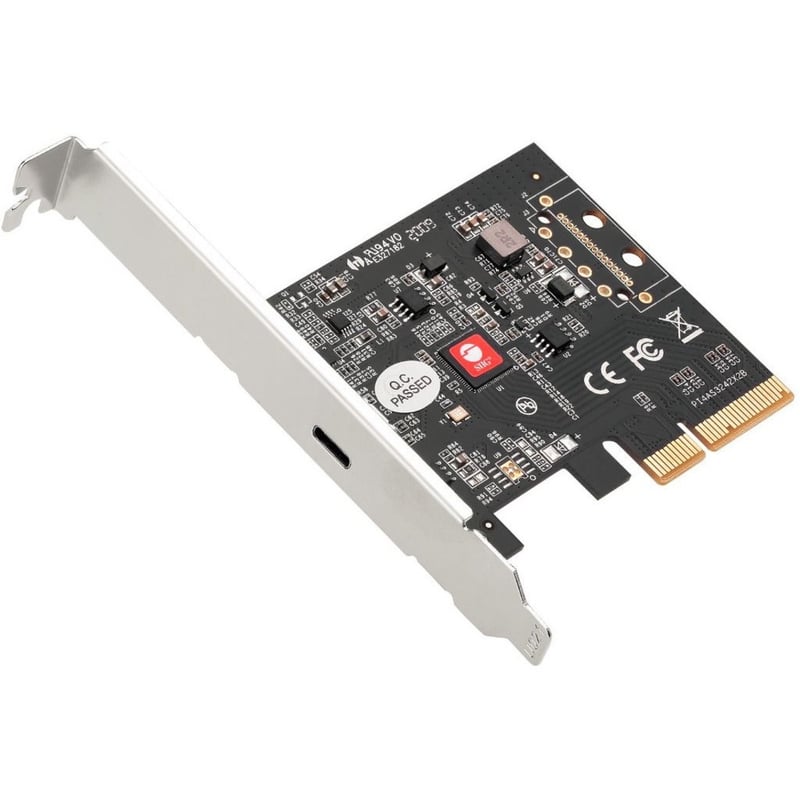 SIIG Single USB 3.2 Type-C Gen 2x2 20G PCIe Card Dual Profile Design - Thumbnail 1