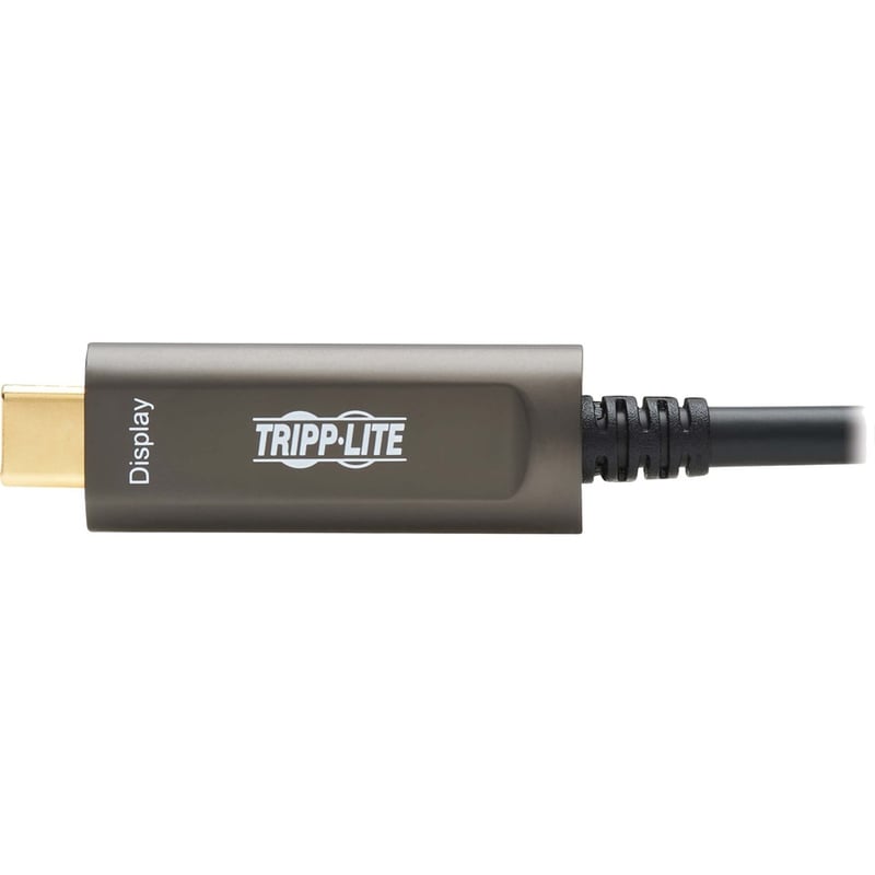 Eaton Tripp Lite Series USB-C to USB-C Plenum-Rated Fiber Active Optical Cable (AOC) - 4K 60 Hz, HDR, 4:4:4, M/M, Black, 15 m (49 ft.), Video-Only - Thumbnail 5