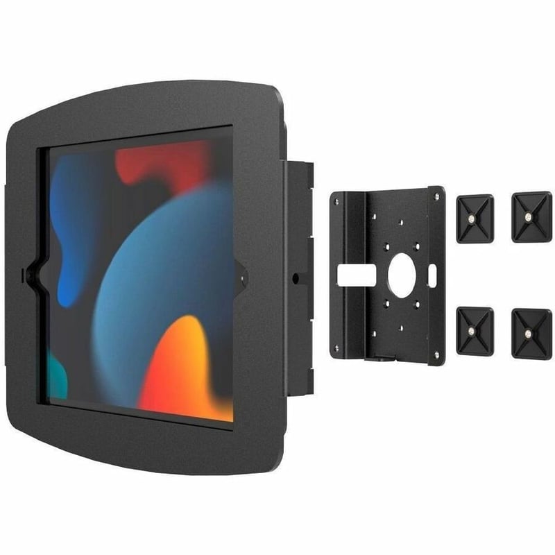 IPAD PRO 12.9IN (3-6TH GEN) SPACE ENCLOSURE GLASS MOUNT BLACK - Thumbnail 2