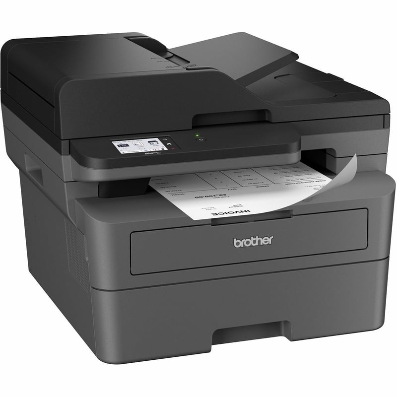 Brother Wireless MFC-L2820DW XL Compact Monochrome All-in-One Laser Printer with Copy, Scan and Fax, up to 4,200 pages of toner included, Duplex and Mobile Printing - Thumbnail 1