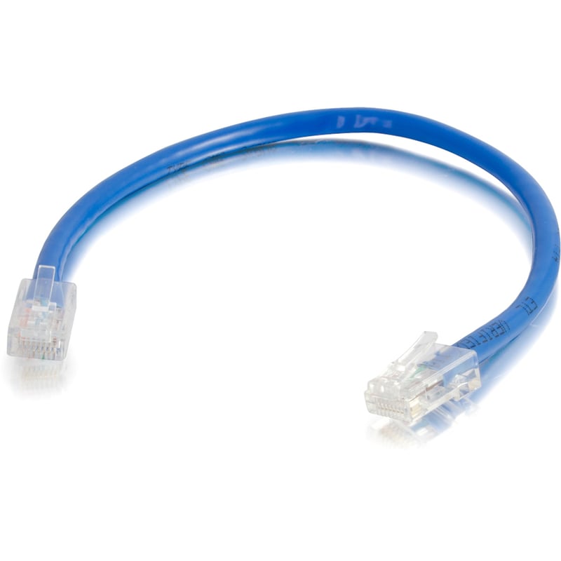 1FT CAT5E BLUE ASSEMBLED PATCH CBL BLUE - Thumbnail 2