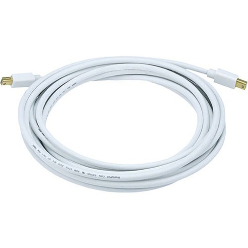 MINI DISPLAYPORT CABLE- WHITE 15FT - Thumbnail 1