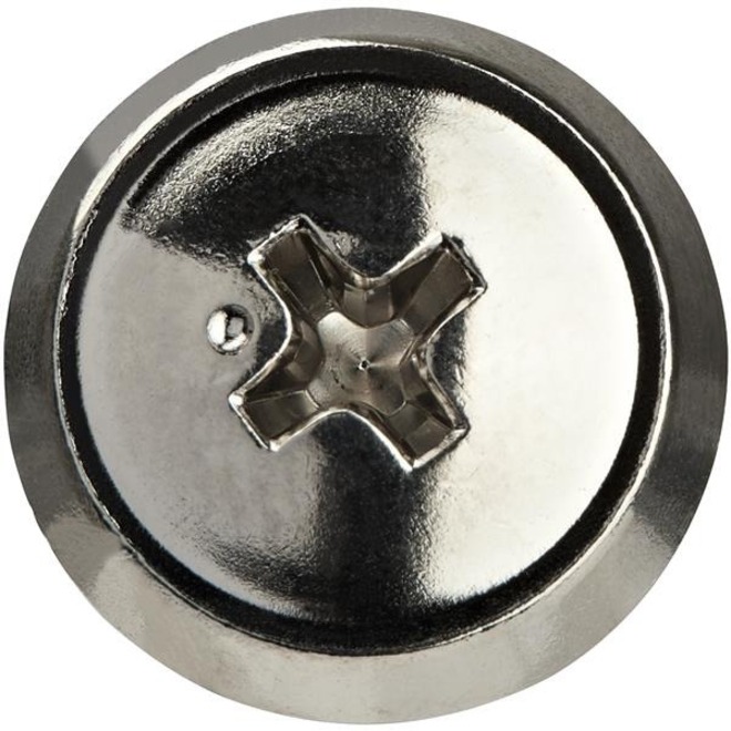 StarTech.com 12-24 Server Rack Screws - 50 pack - Nickel-plated (CABSCRWS1224) - Thumbnail 2