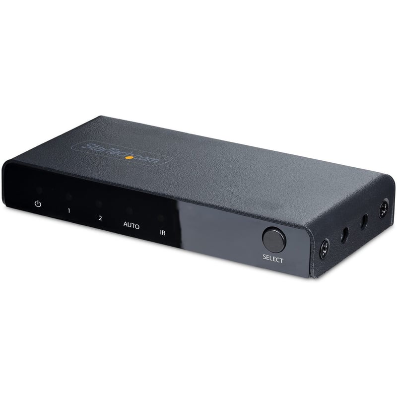 StarTech.com 2-Port 8K HDMI Switch, HDMI 2.1 Switcher 4K 120Hz/8K 60Hz UHD, HDR10+, HDMI Switch 2 In 1 Out, Auto/Manual Source Switching - Thumbnail 1