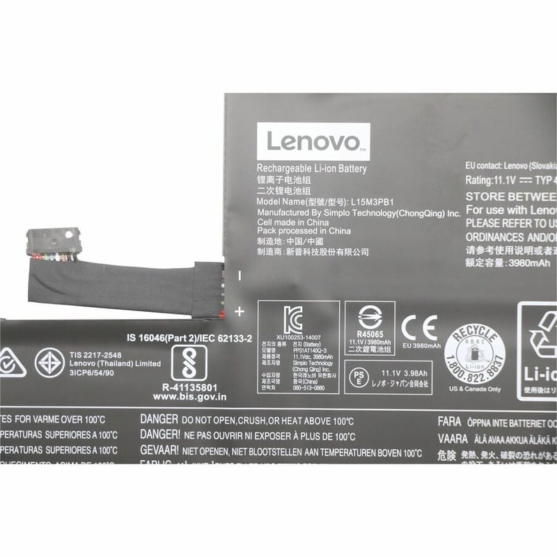 LENOVO 11 IDEAPAD FLEX 3 (MEDIATEK) CHROMEBOOK BATTERY - Thumbnail 3