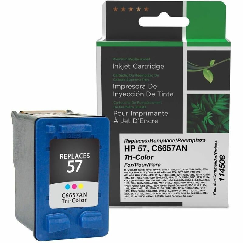 Clover Imaging Remanufactured Tri-Color Ink Cartridge for HP 57 (C6657AN) - Thumbnail 1