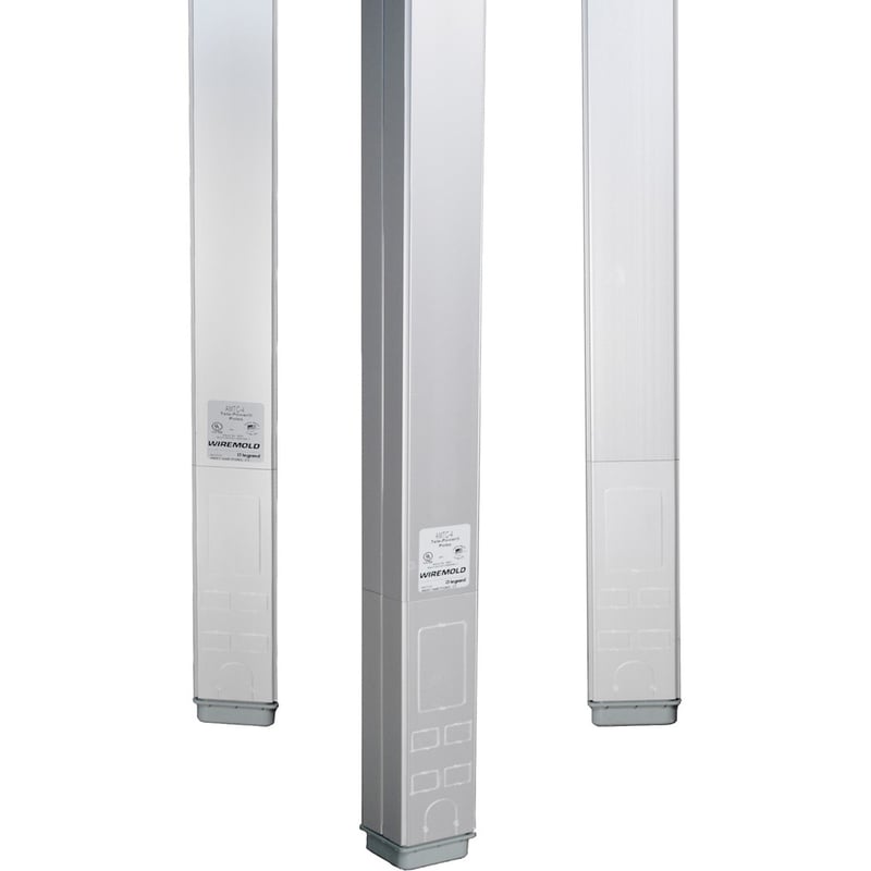 Wiremold AMTC-412 - AMTC-4 Series Vertical Drop Aluminum Pole