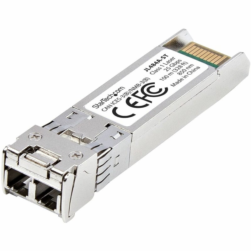 StarTech.com HPE JL484A Compatible SFP28 Module, 25GBase-SR, 25Gb Multimode Fiber (MMF), LC Transceiver, 100m (328ft), DDM/DOM - Thumbnail 1