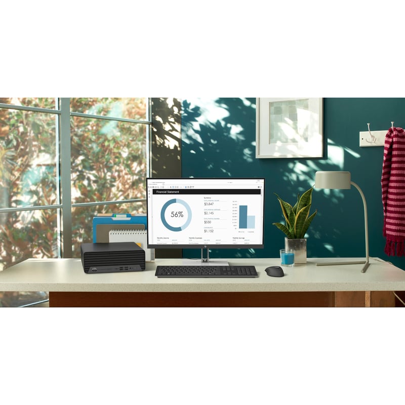 HP EliteDesk 805 G6 Desktop Computer - AMD Ryzen 5 PRO 4650G Hexa-core (6 Core) - 16 GB RAM DDR4 SDRAM - 512 GB M.2 PCI Express NVMe SSD - Small Form Factor - Thumbnail 5