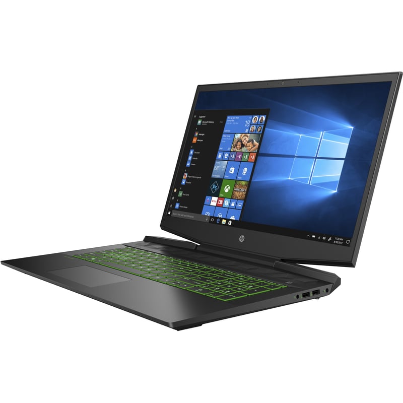HP Pavilion Gaming 17-cd1030nr 17.3" Gaming Notebook - Full HD - Intel Core i7 10th Gen i7-10750H - 16 GB - 256 GB SSD - Shadow Black - Thumbnail 1