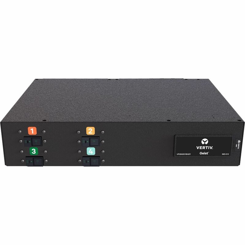 Vertiv PowerIT VP1U62A0 Basic High Density rPDU, Horizontal, Single Phase, 24 Combination C13/C19 Outlets, 60/63A, 240V, 2U - Thumbnail 2