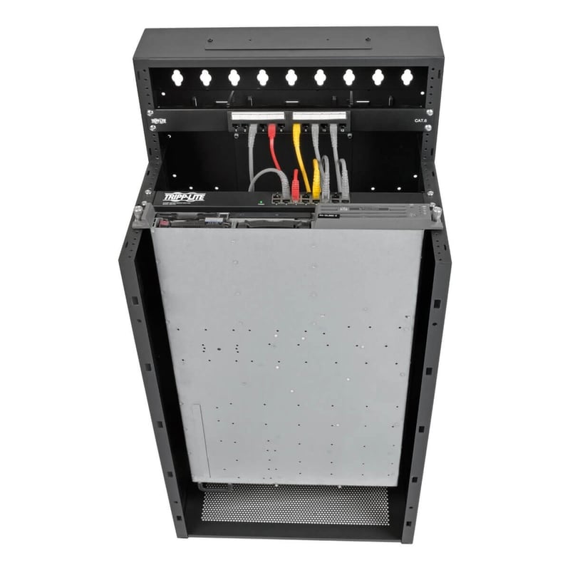 Tripp Lite by Eaton SmartRack 16U Low-Profile Vertical-Mount Wall-Mount Half-Height Server Rack Enclosure - Thumbnail 5