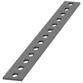 Panduit Wire Basket Flat Expansion Splice Bar, Black - Thumbnail 2