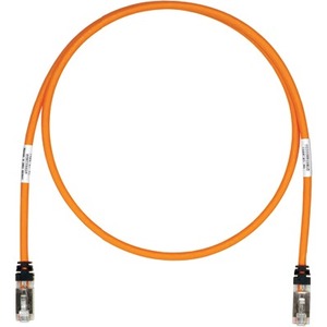 10FT COP PATCH CORD CAT6A ORG SFTP CBL