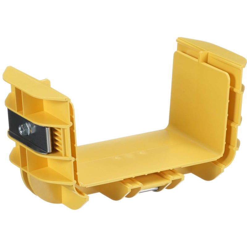 Panduit FiberRunner Coupler, 6x4, Yellow - Thumbnail 2